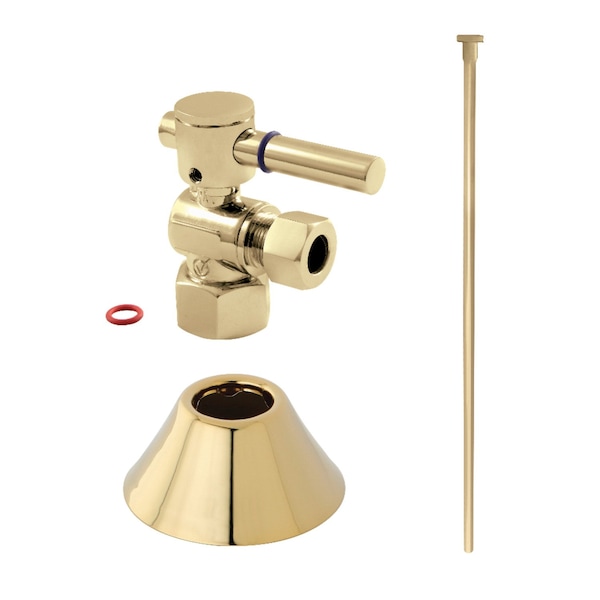 CC43102DLTKF20 Modern Plumbing Toilet Trim Kit, Polished Brass